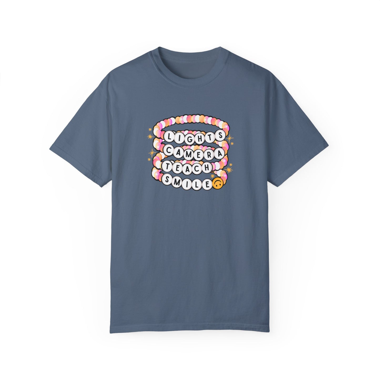 Lights Camera Teach Smile TTPD Shirt for Teachers - Latchkey