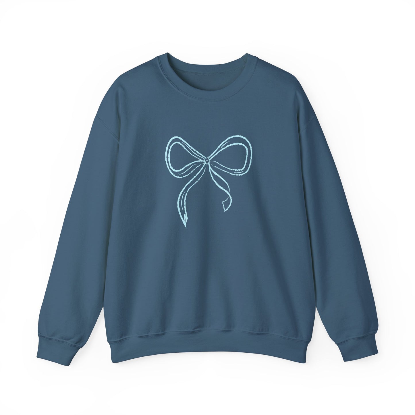 Tiffany Blue Coquette Bow Sweatshirt