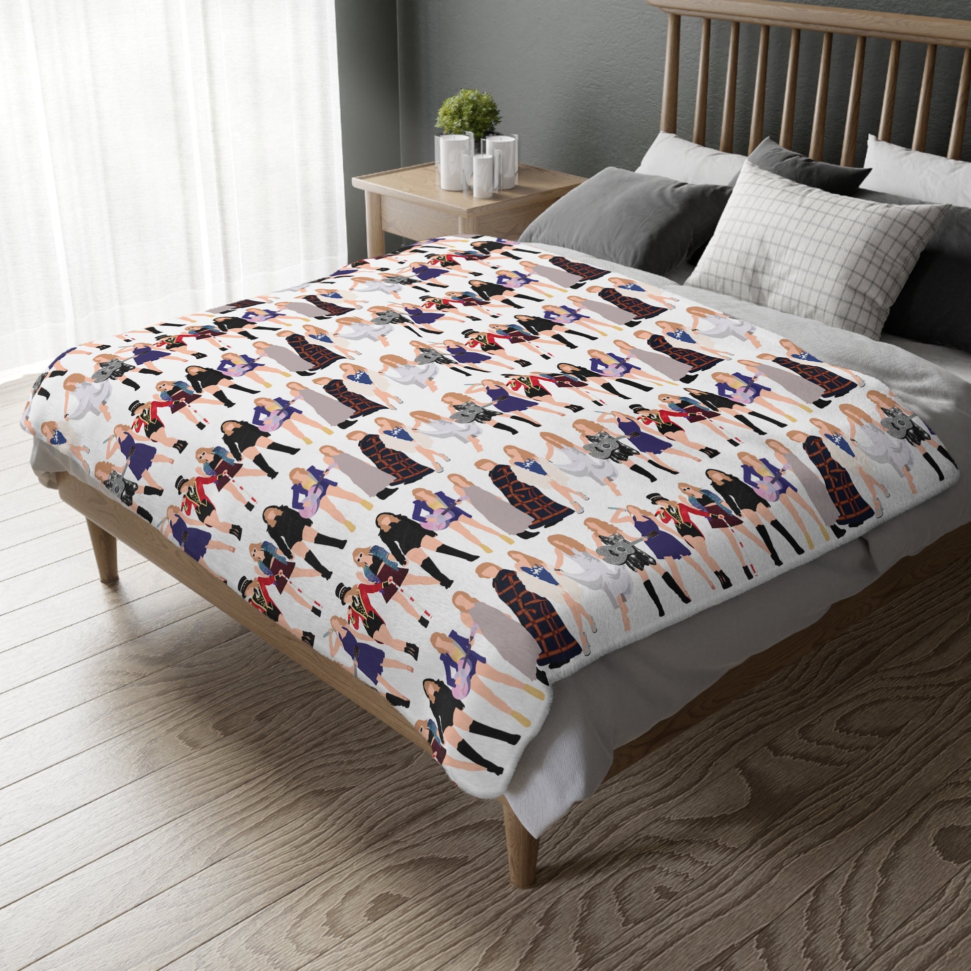 Taylor Eras Velveteen Minky Blanket (Two-sided print) - Latchkey 