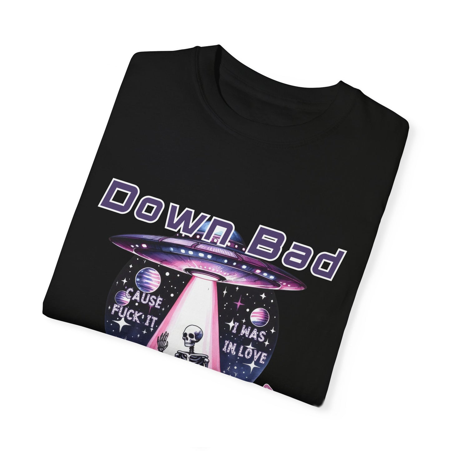 Down Bad Waving at the Ship Garment-Dyed T-shirt