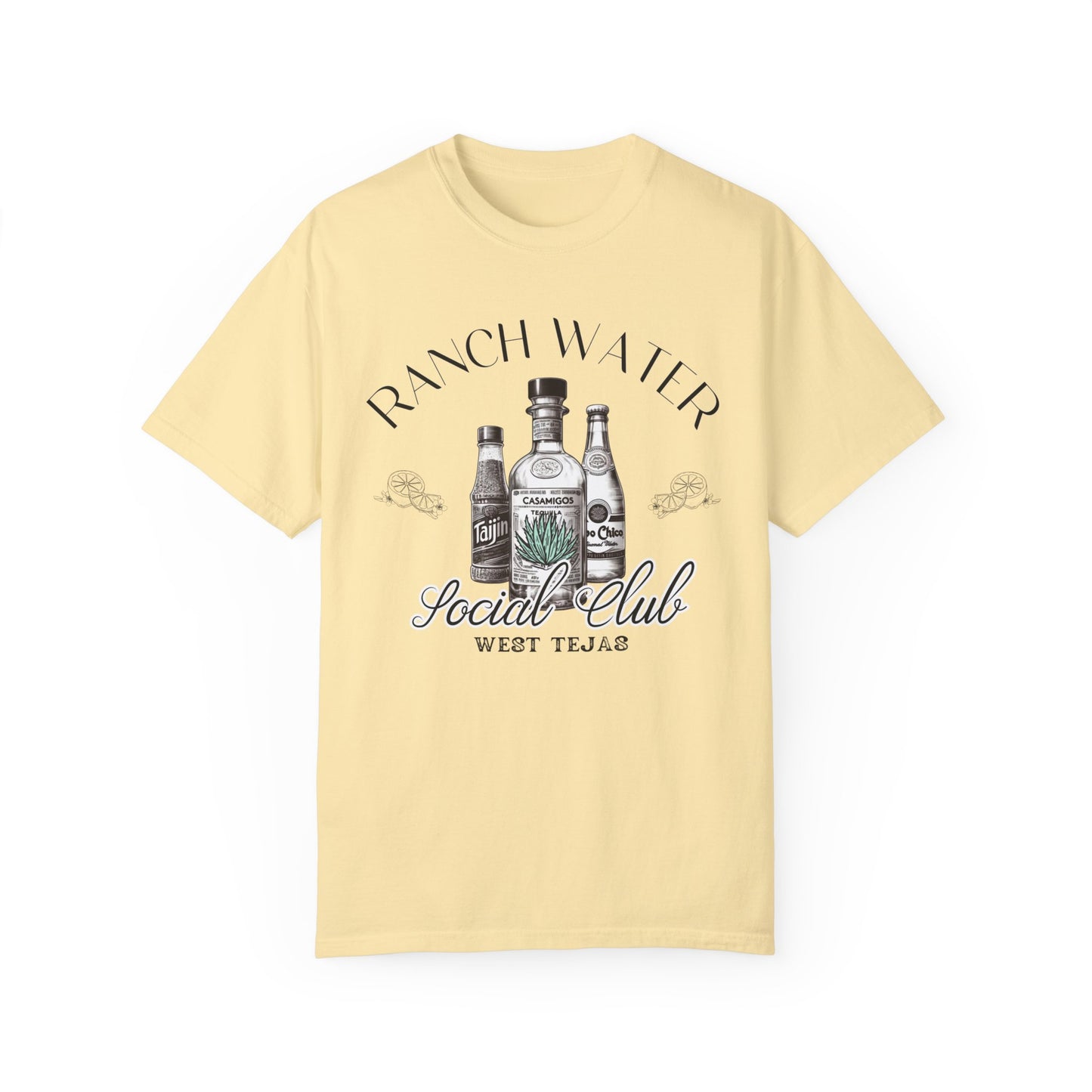 Ranch Water Social Club Unisex Garment-Dyed T-shirt