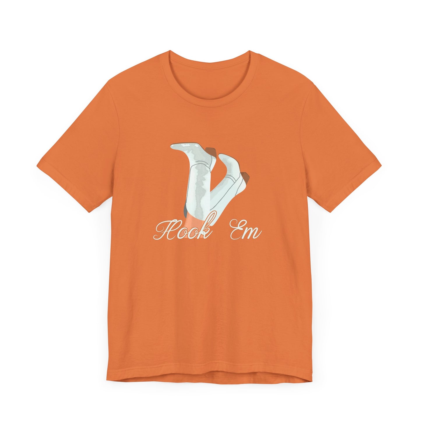 Hook Em Cowgirl Texas Unisex Jersey Tee