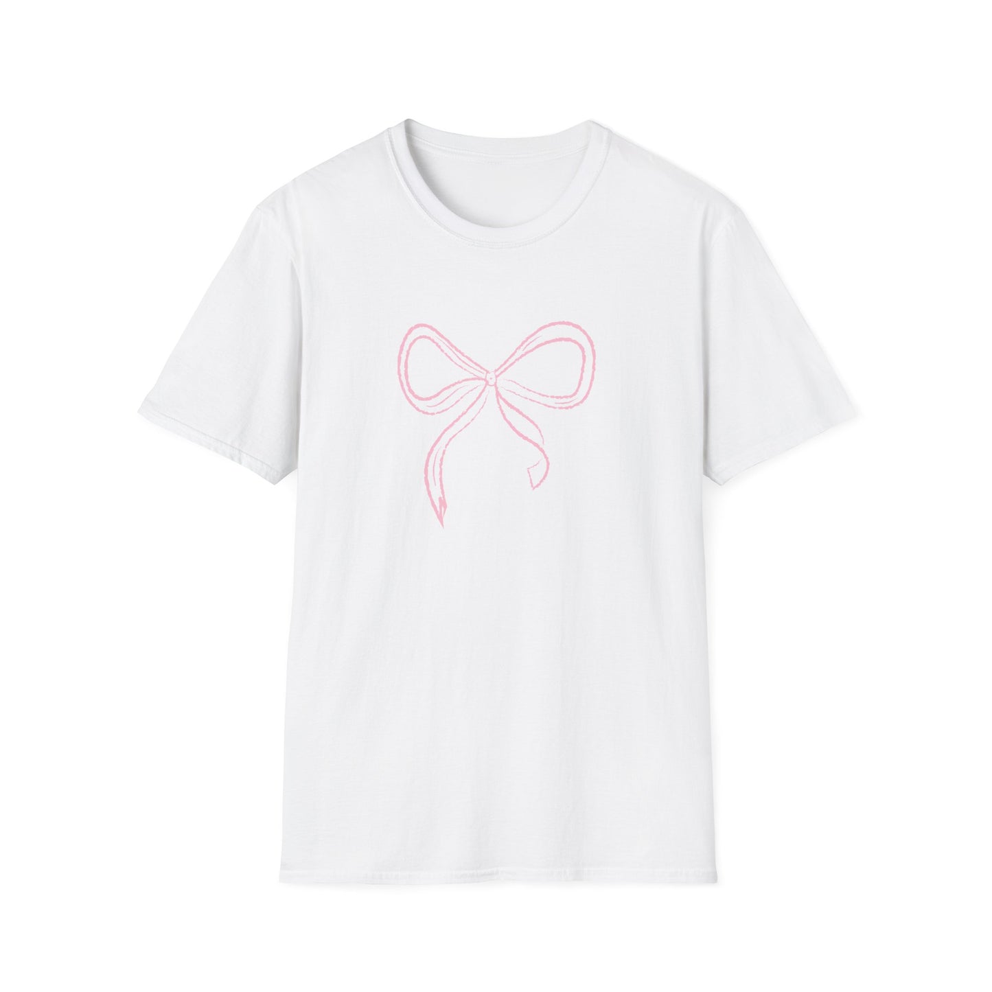 Pretty in Pink Coquette Bow Softstyle T-Shirt