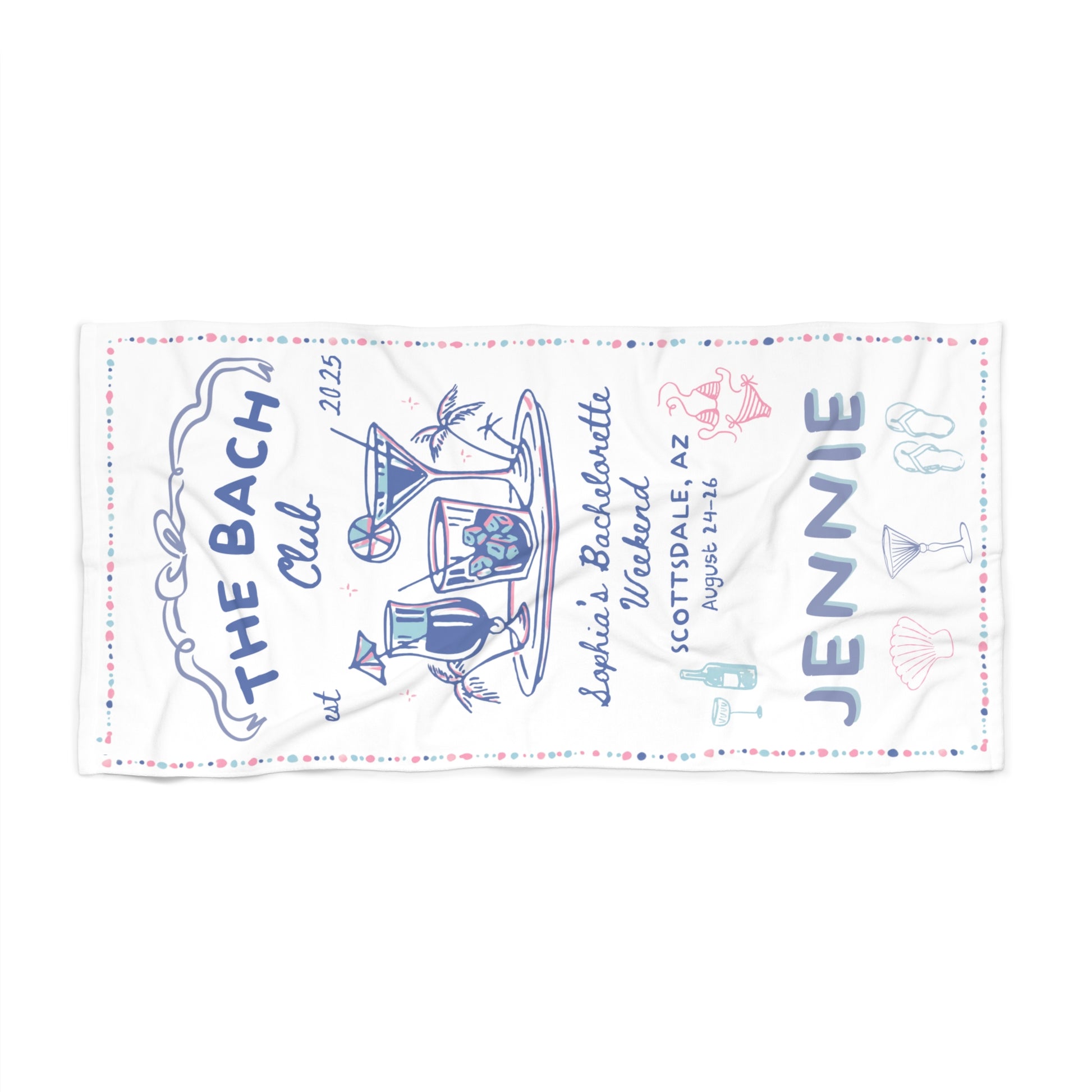 CUSTOM Bach Club Beach Towel - Latchkey 