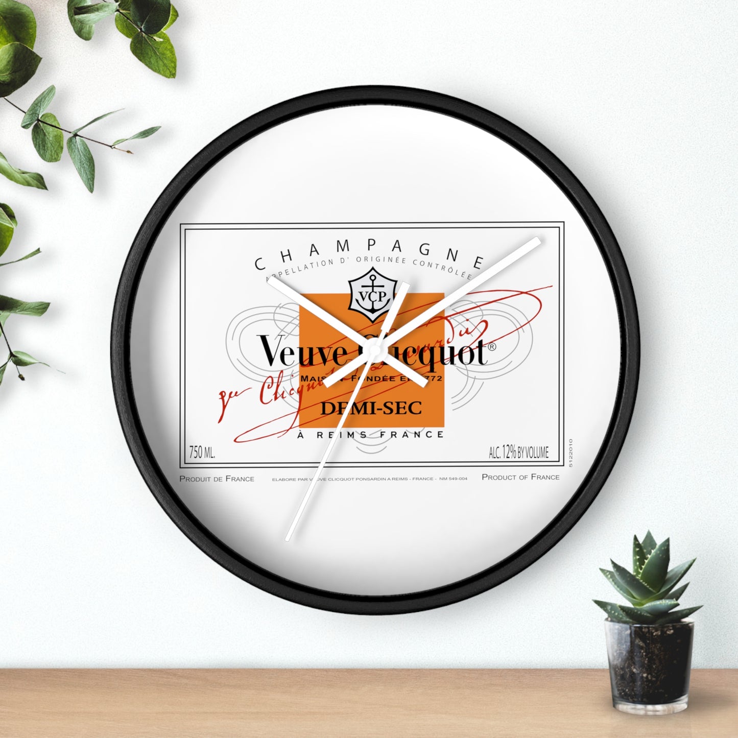 Veuve Champagne Wall clock - Latchkey