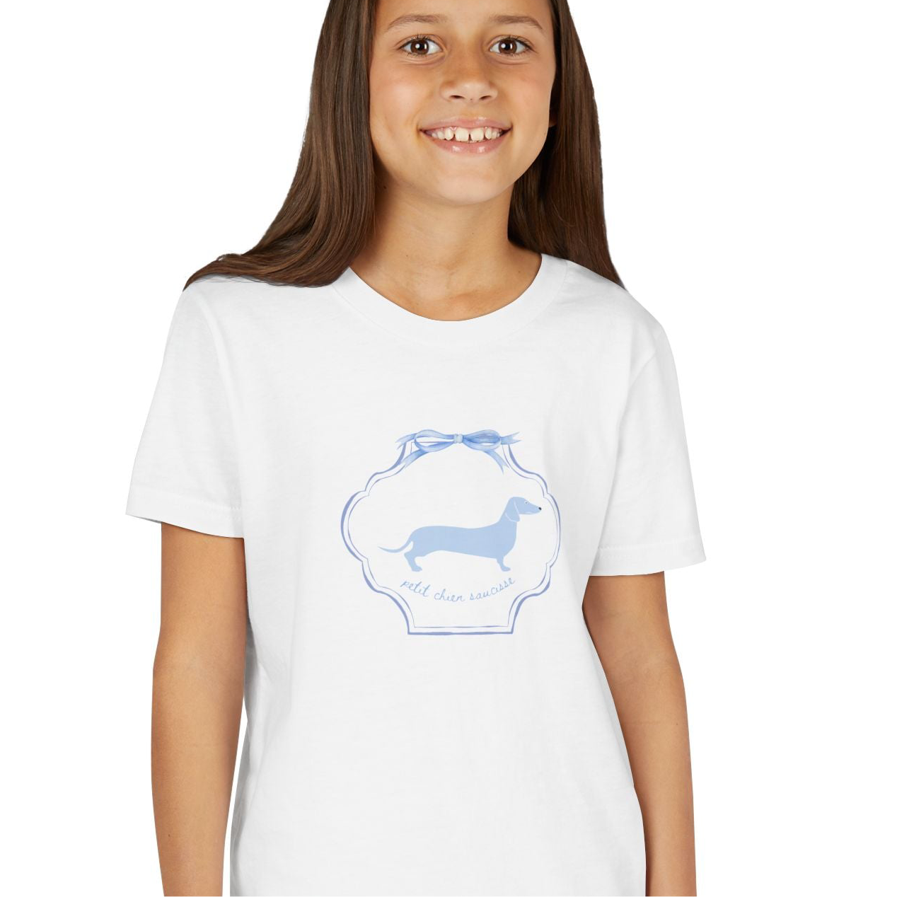 Le Petit’ Dachshund Coquette Youth Tee - Latchkey 