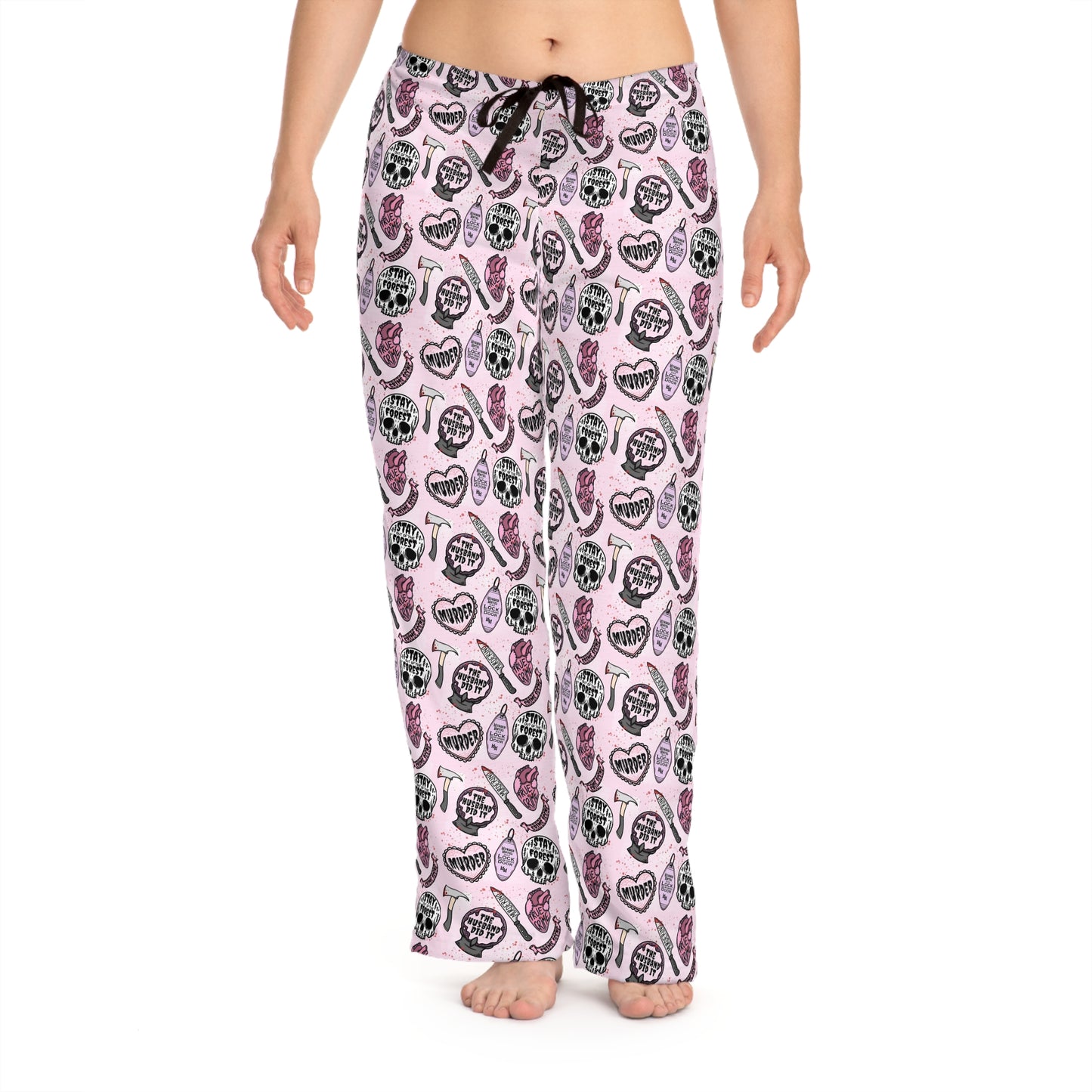True Crime Junkie Pajama Pants Printify