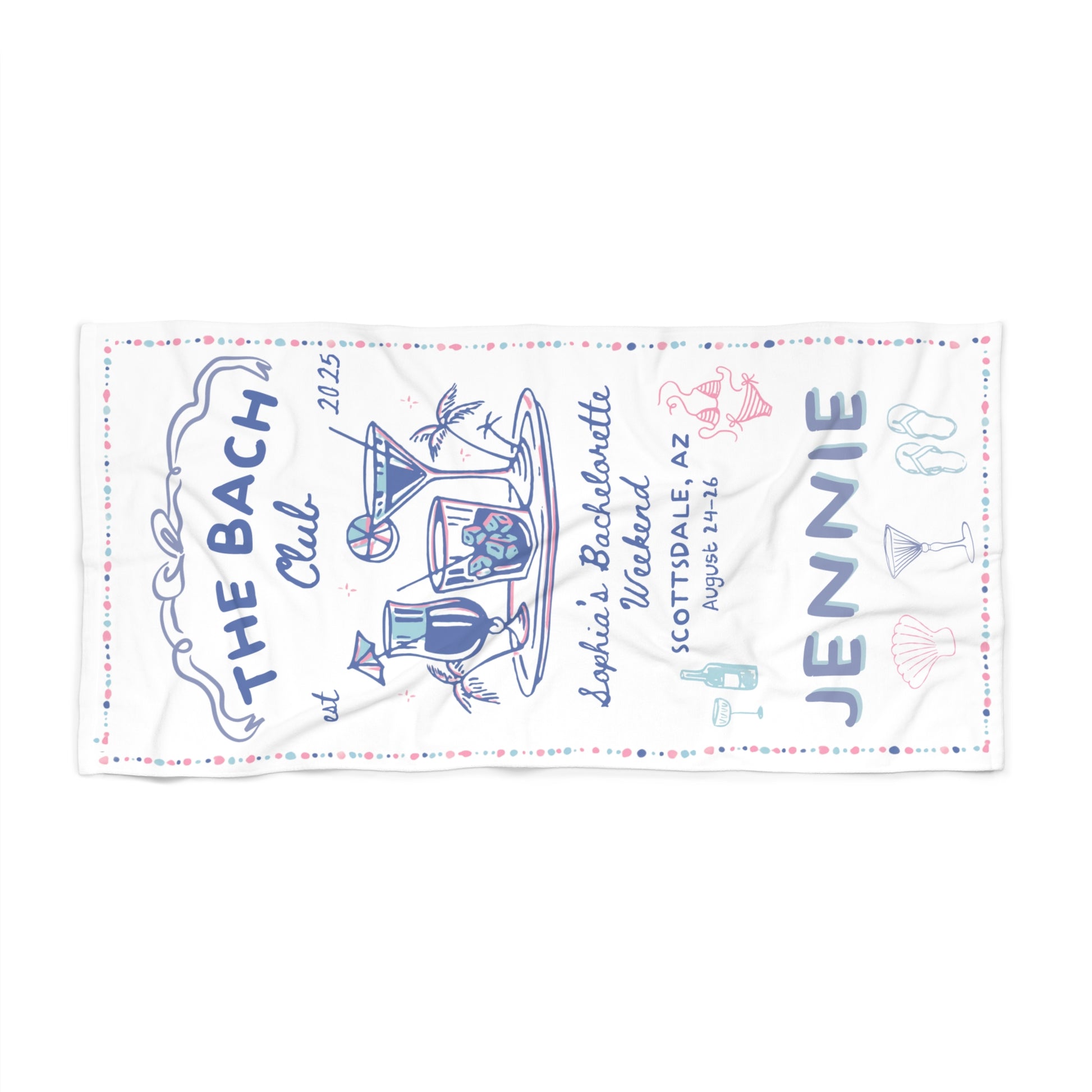 CUSTOM Bach Club Beach Towel - Latchkey 