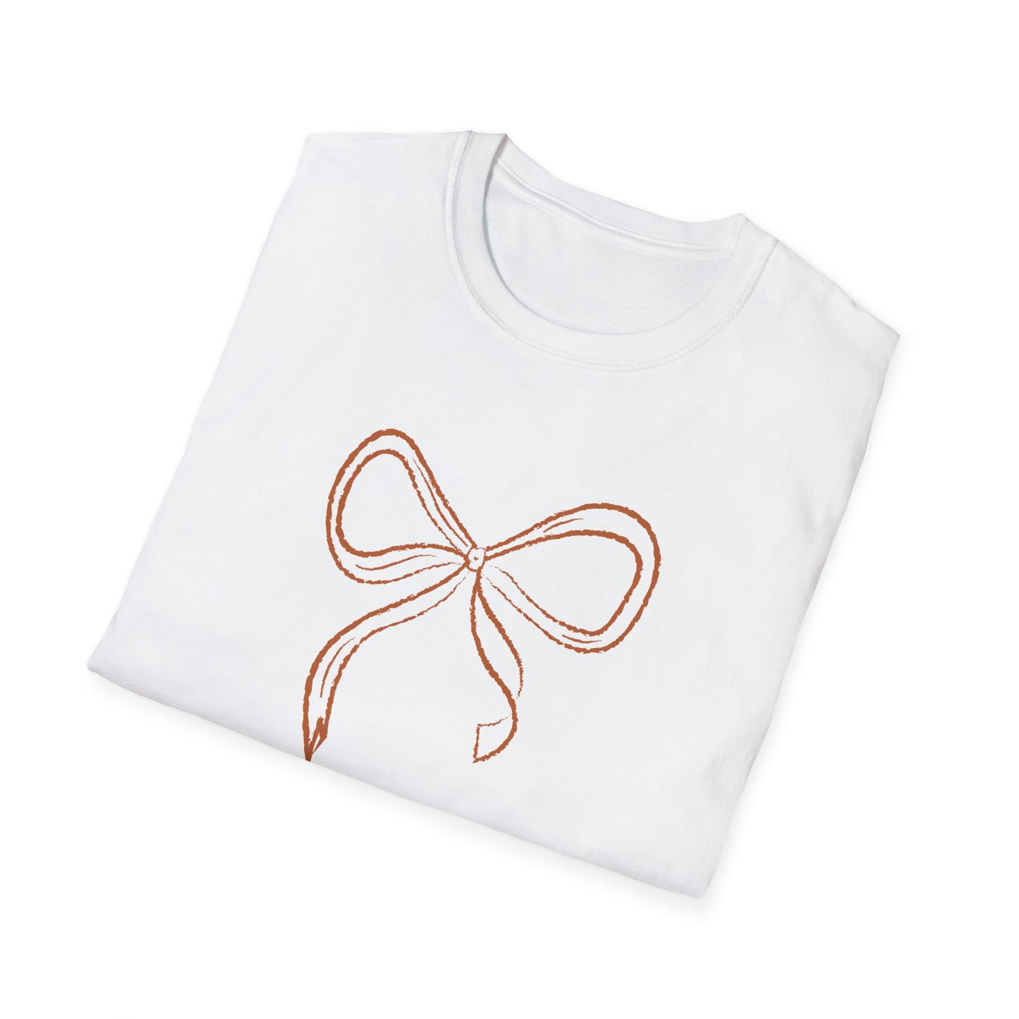 Longhorn Coquette Bow Softstyle T-Shirt