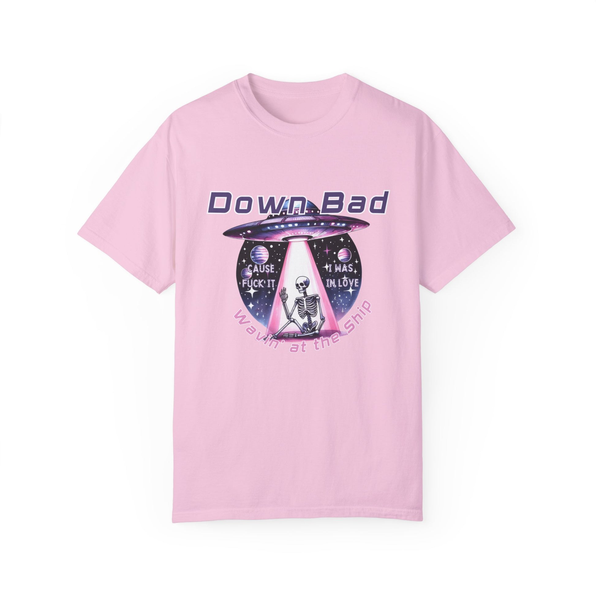 Down Bad Waving at the Ship Garment-Dyed T-shirt - Latchkey