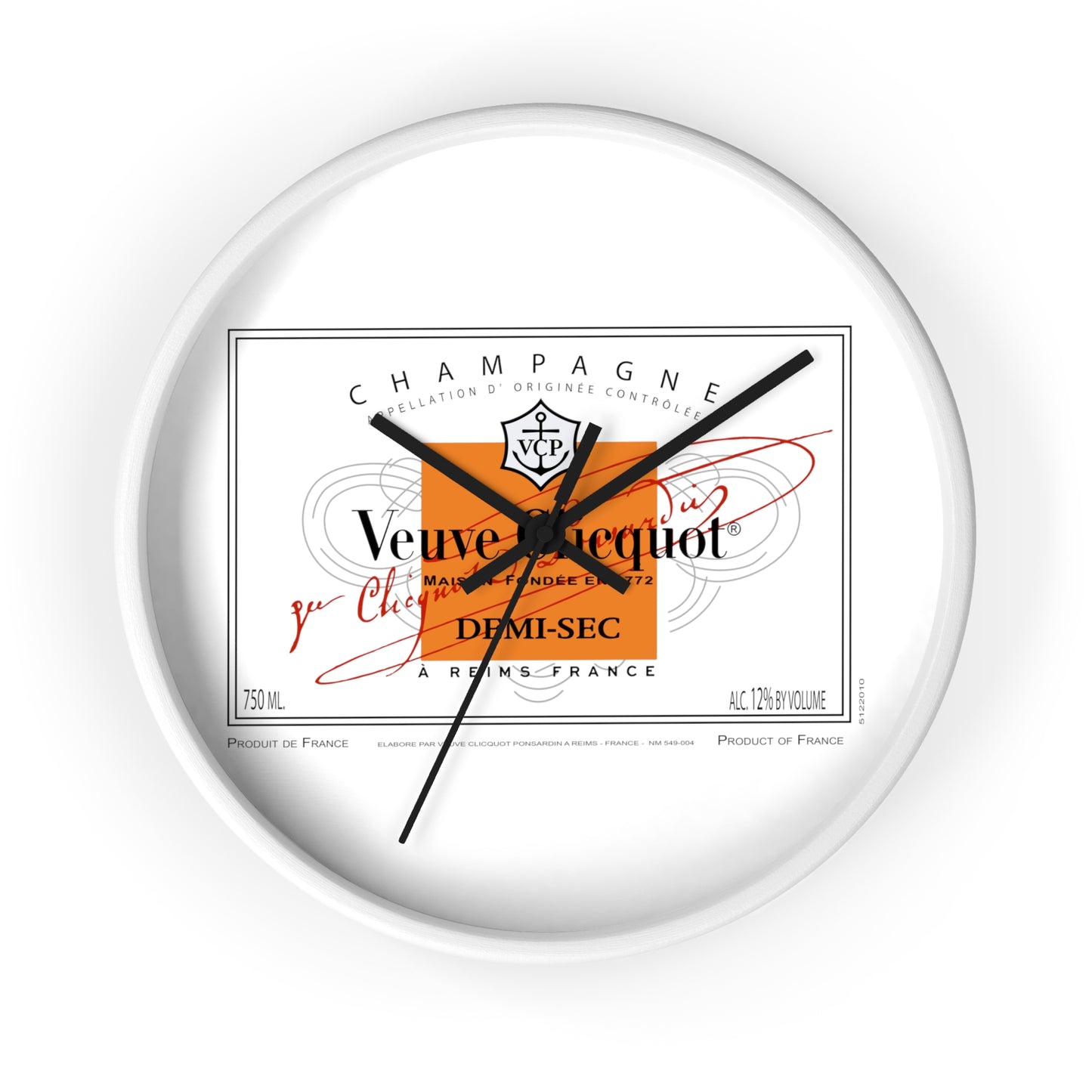 Veuve Champagne Wall clock - Latchkey