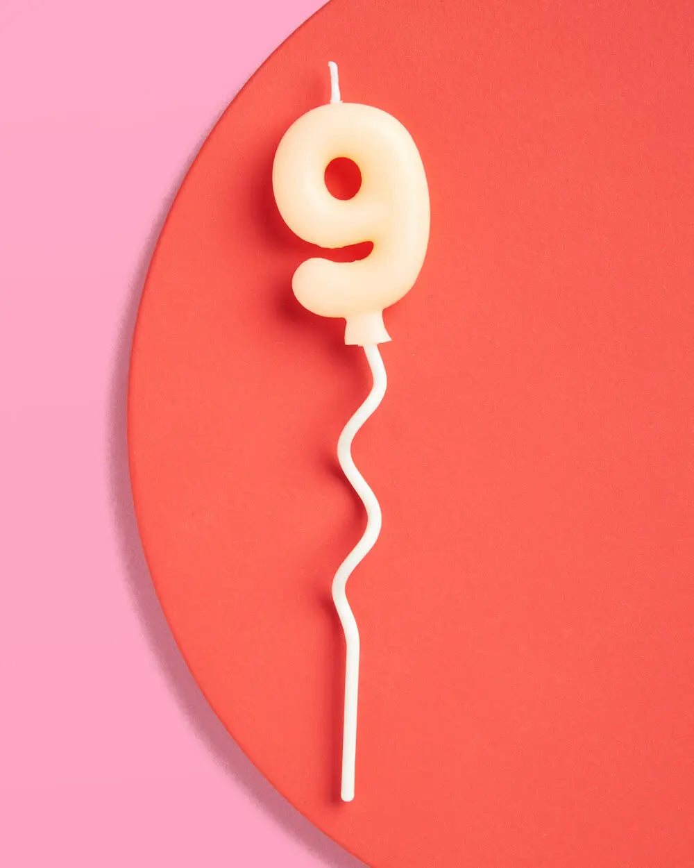 #9 Birth-YAY Candle - pastel bubble candle xo, Fetti