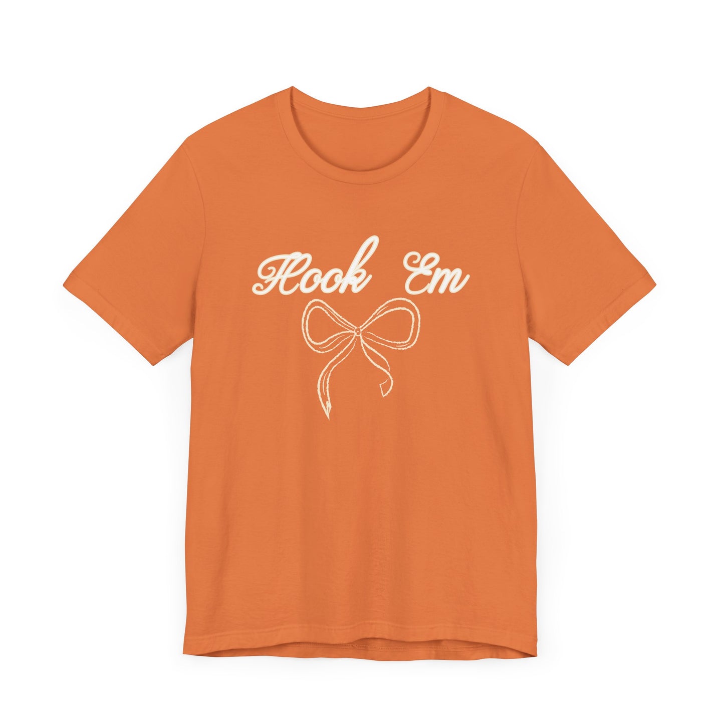 Hook Em Coquette Texas Unisex Jersey Tee