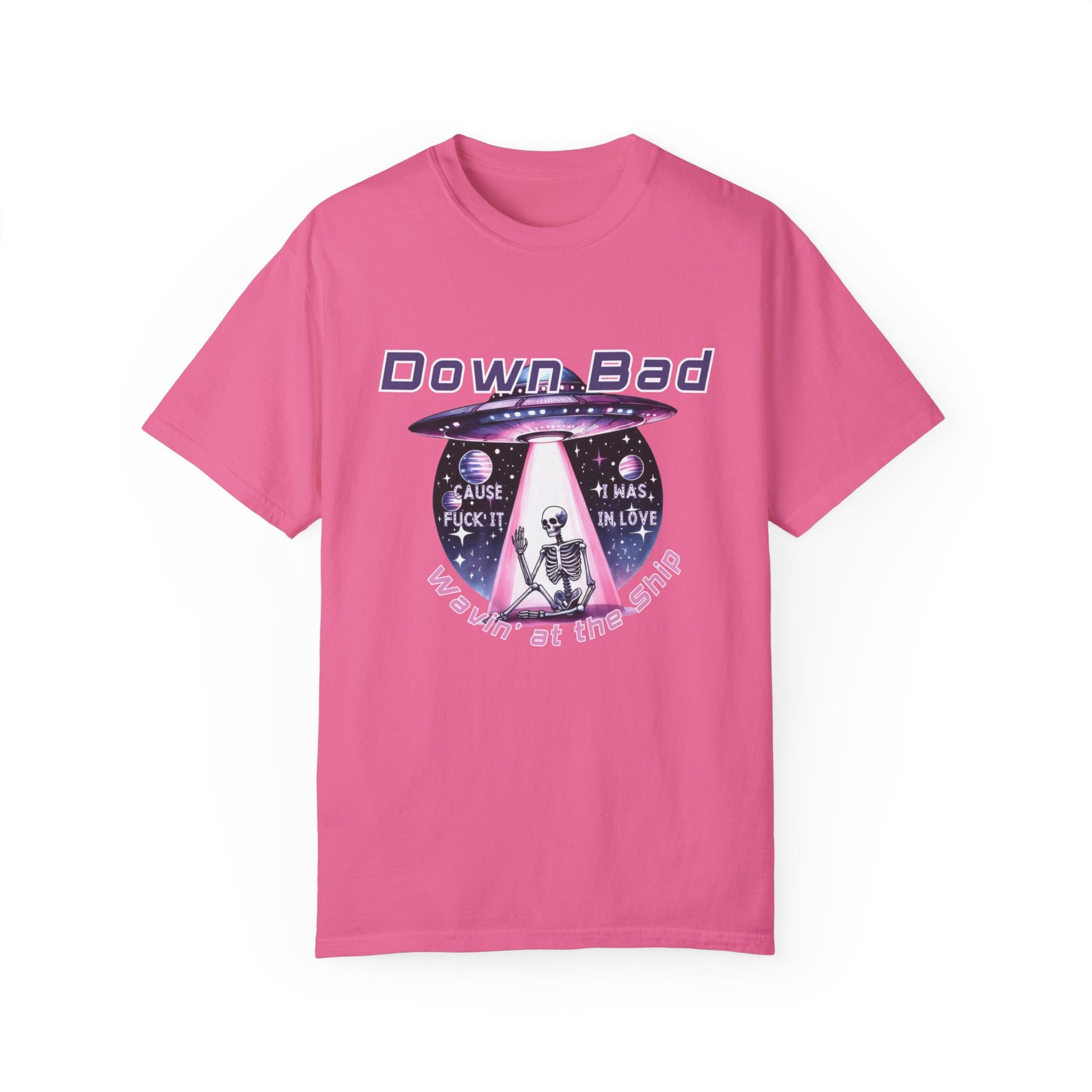 Down Bad Waving at the Ship Garment-Dyed T-shirt - Latchkey