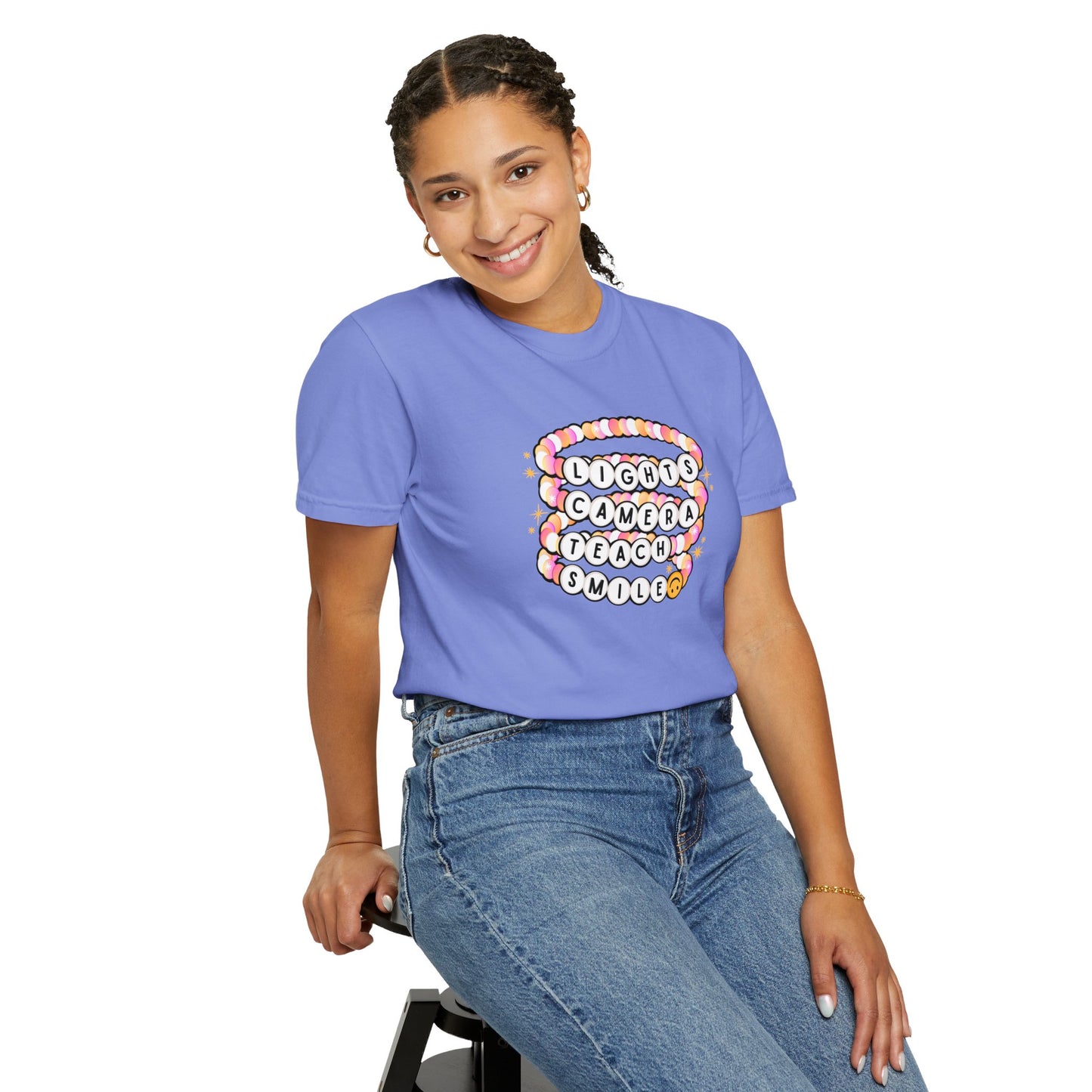 Lights Camera Teach Smile TTPD Shirt for Teachers - Latchkey