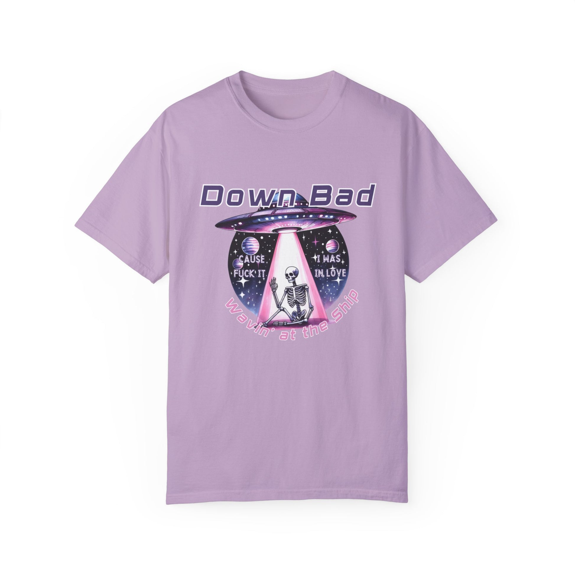 Down Bad Waving at the Ship Garment-Dyed T-shirt - Latchkey