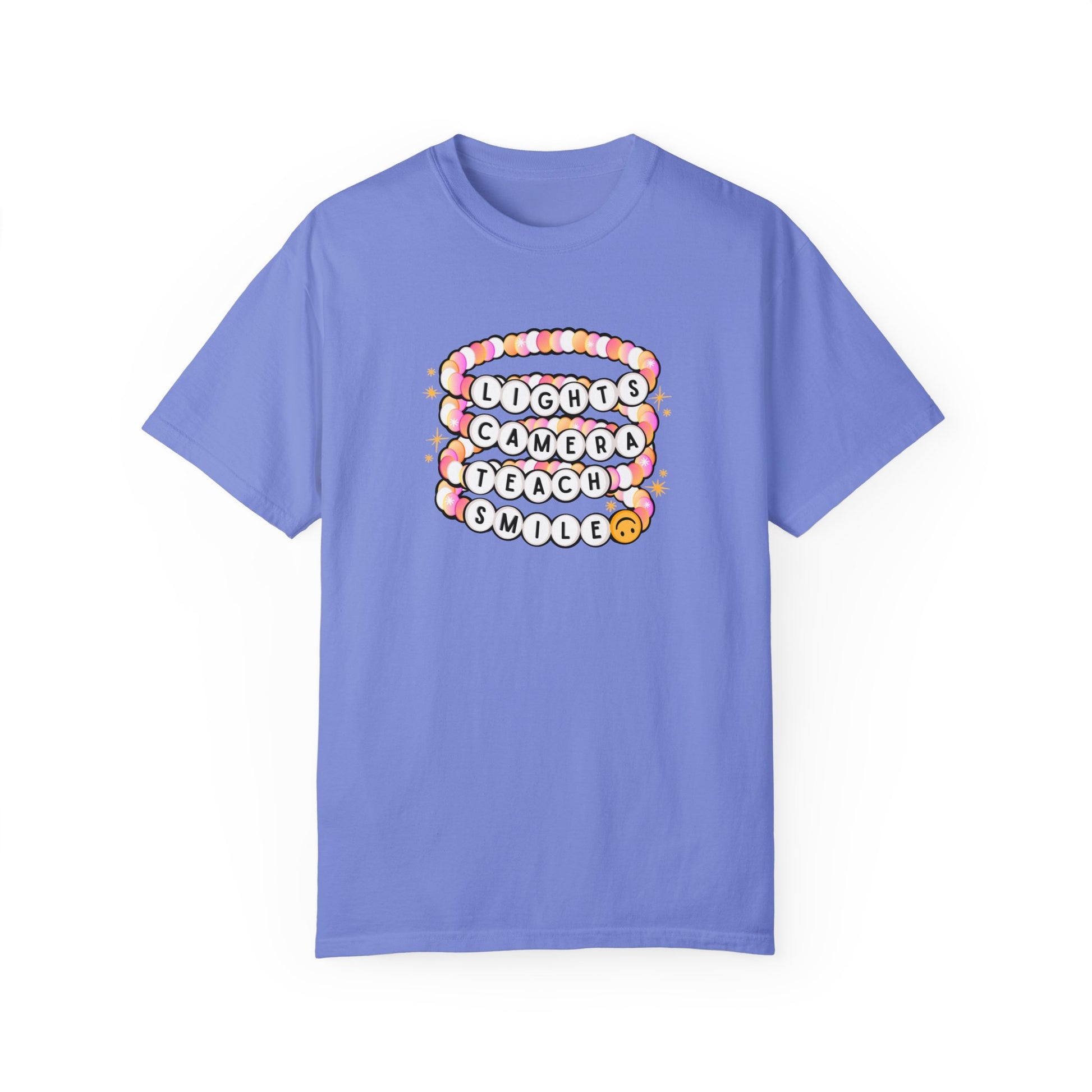 Lights Camera Teach Smile TTPD Shirt for Teachers - Latchkey