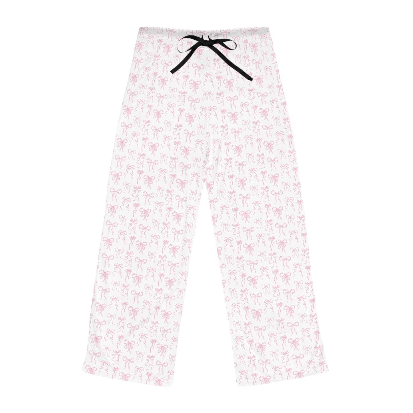 Pretty in Pink Coquette Bow Patterned Women's Pajama Pants