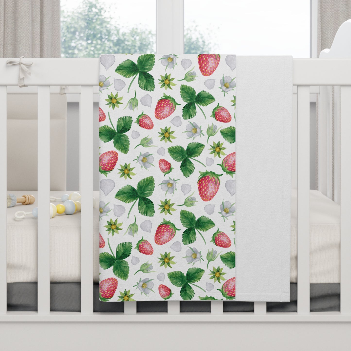 Berry Sweet Soft Fleece Baby Blanket