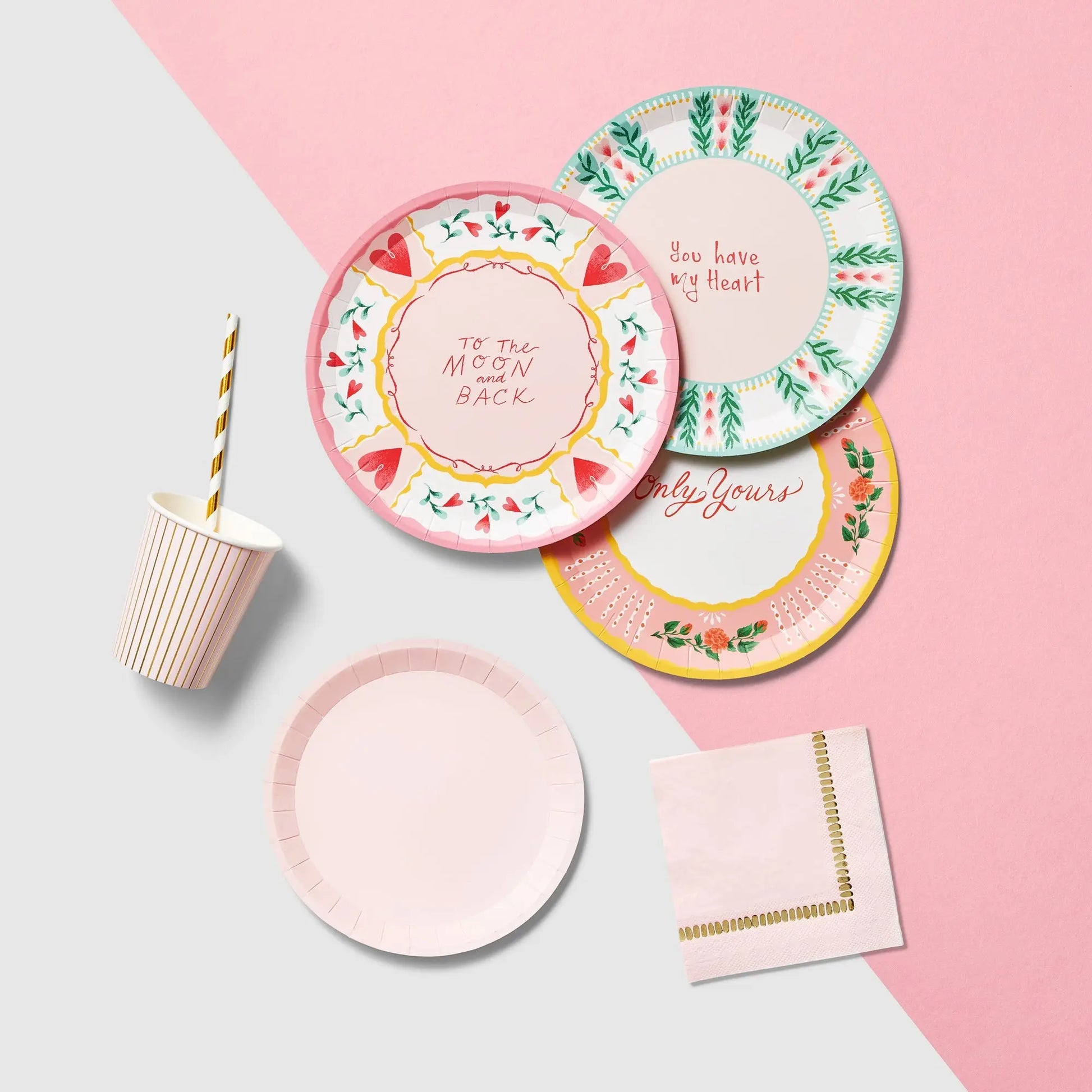 All You Need is Love Large Plates (10 per pack) Coterie