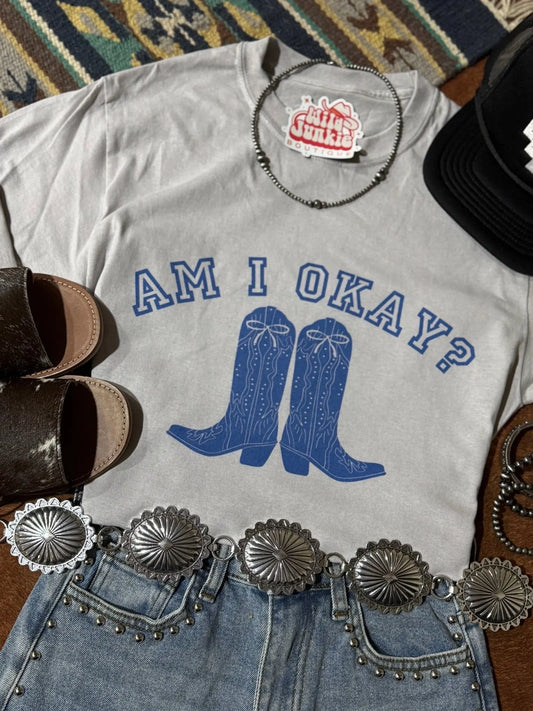 Am I Okay Graphic Tee Wild Junkie