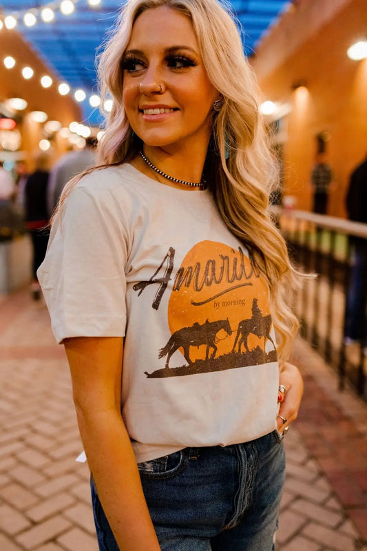 Amarillo by Mornin' Western Graphic Tee Wild Junkie