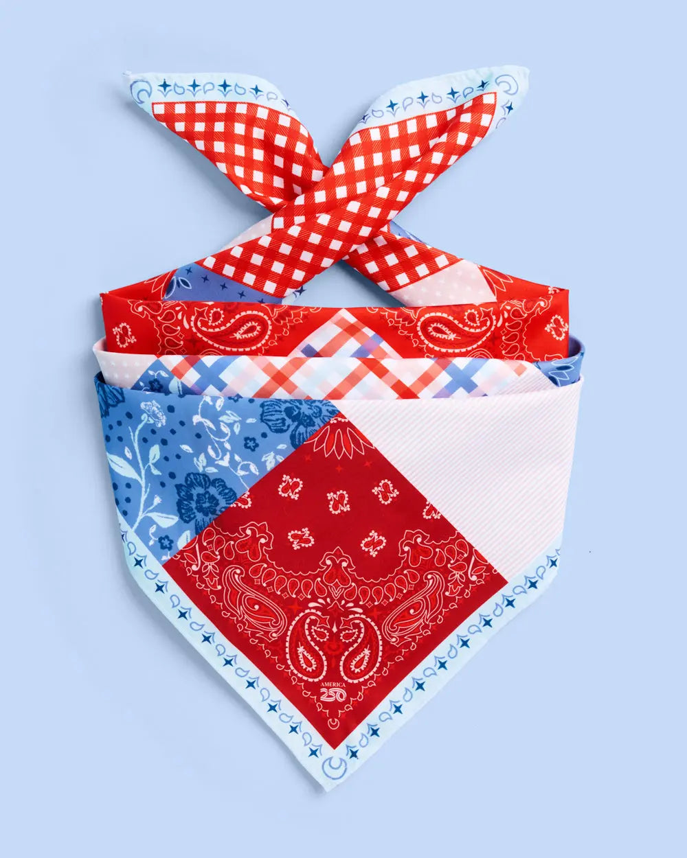 America 250 Headscarf - square headscarf xo, Fetti