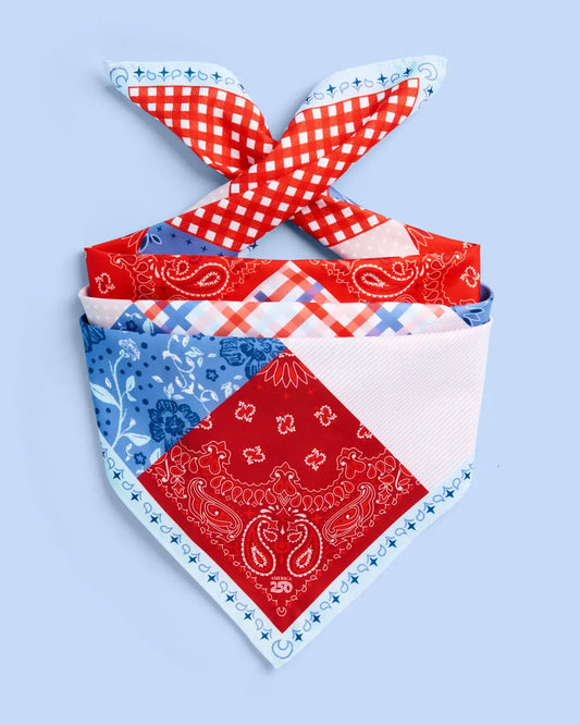 America 250 Headscarf - square headscarf xo, Fetti