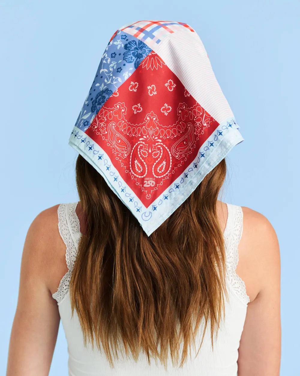 America 250 Headscarf - square headscarf xo, Fetti