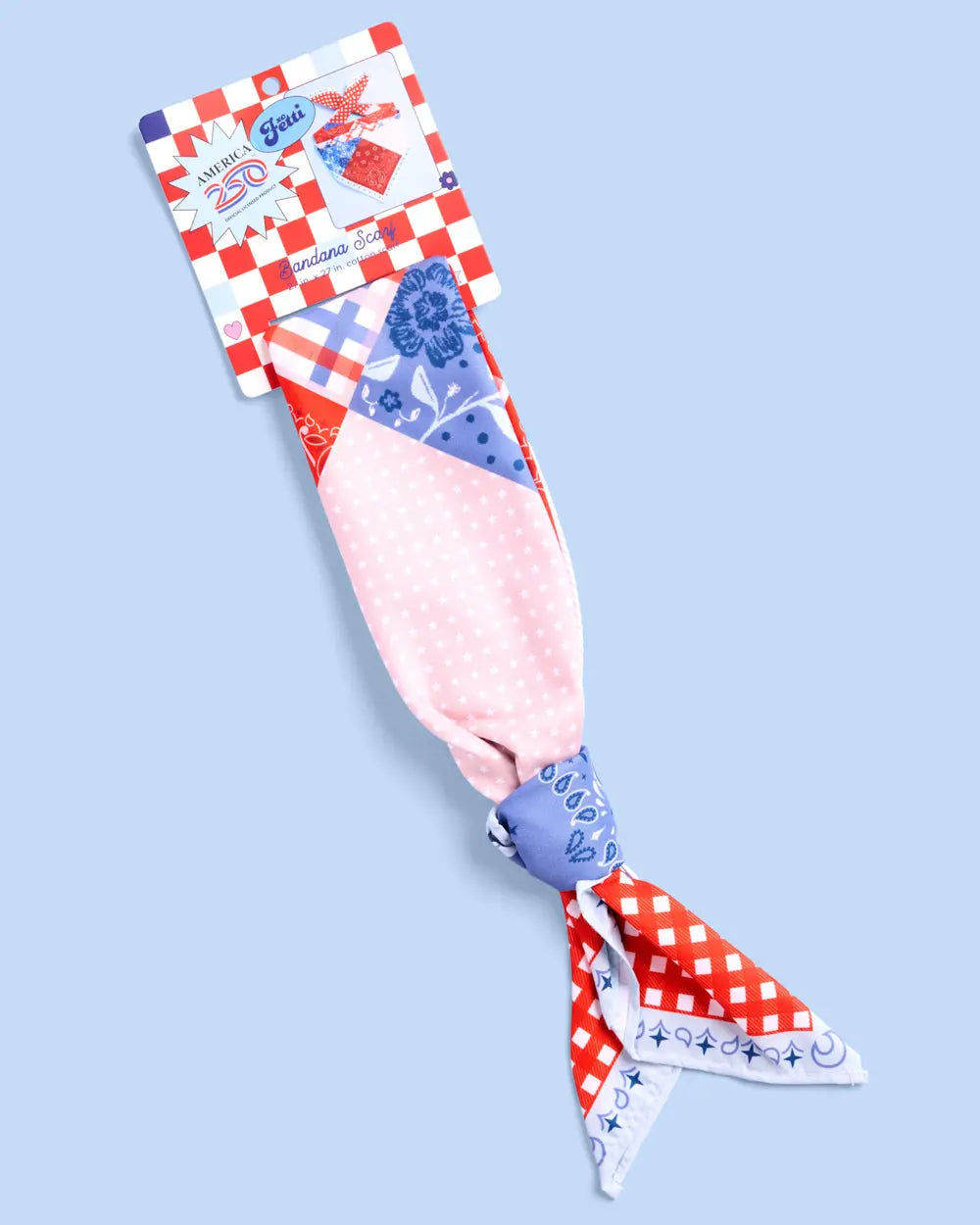 America 250 Headscarf - square headscarf xo, Fetti