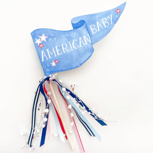 American Baby Party Pennant Cami Monet