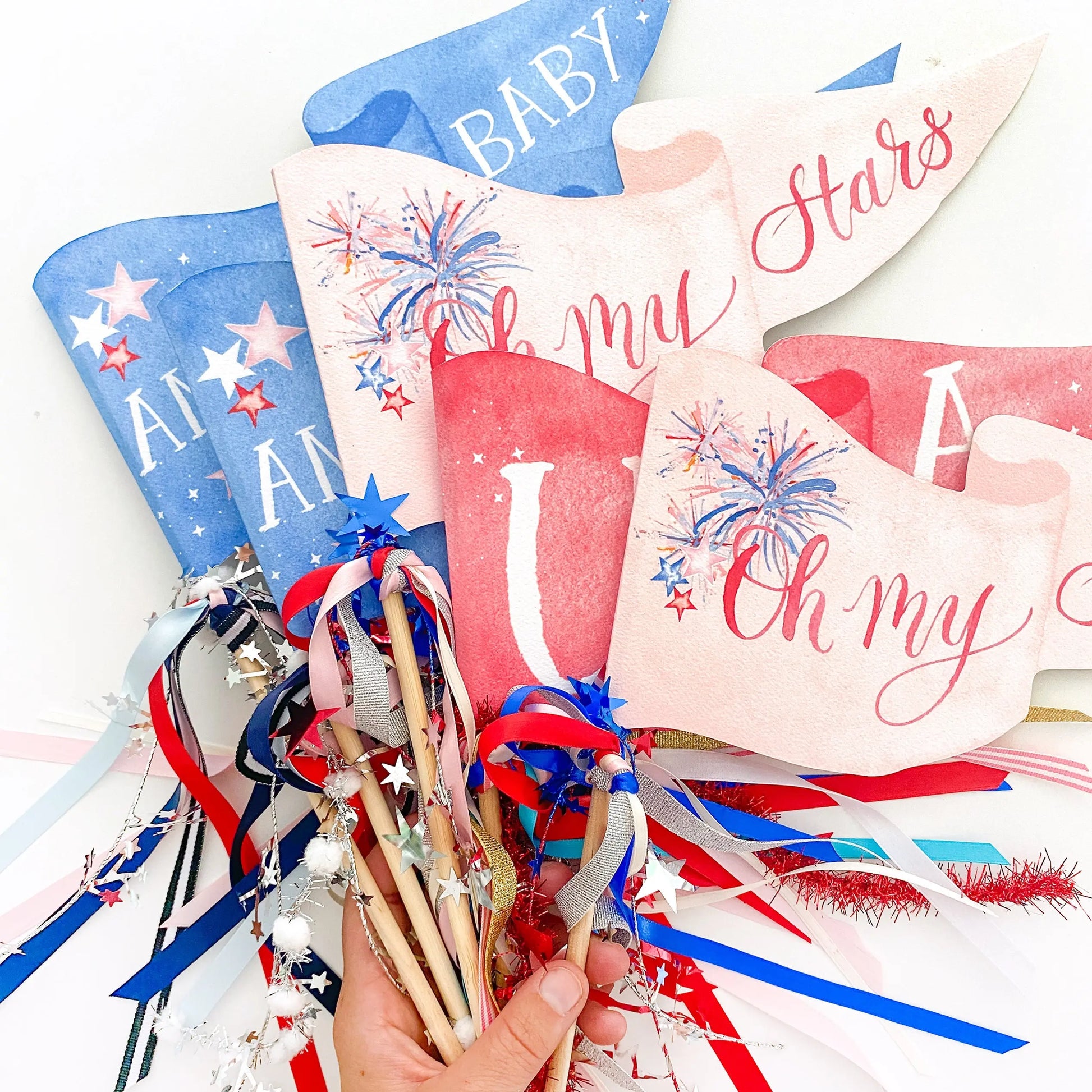 American Baby Party Pennant Cami Monet