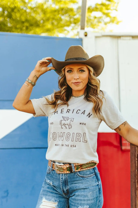 American Cowgirl Graphic Tee Wild Junkie