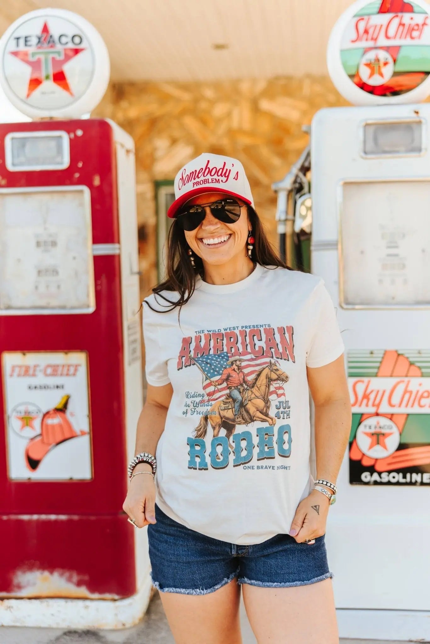American Rodeo 4th July Graphic Tee Wild Junkie
