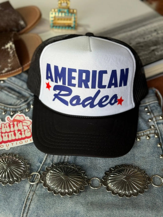 American Rodeo Star Trucker Hat Wild Junkie