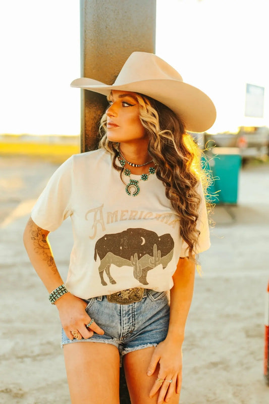 Americana Wild West Graphic Tee Wild Junkie