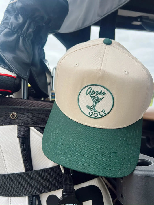 Apres Golf - Green Vintage Trucker Hat KenzKustomz