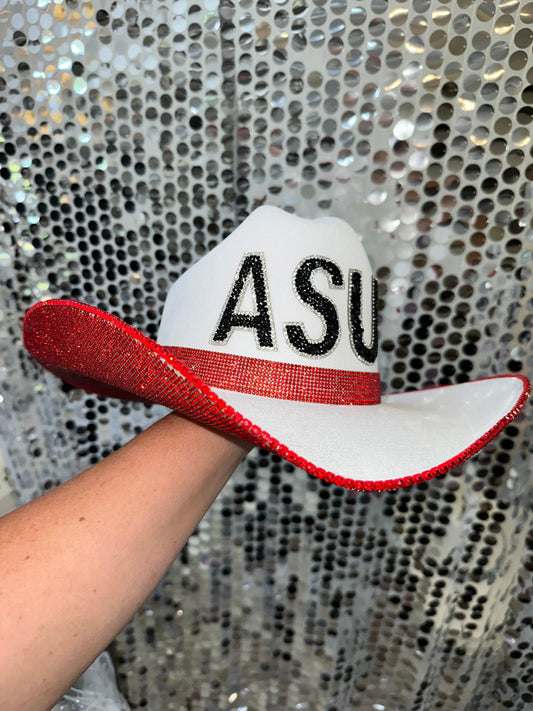 Arkansas State University Hat Rhinestone Cowgirl