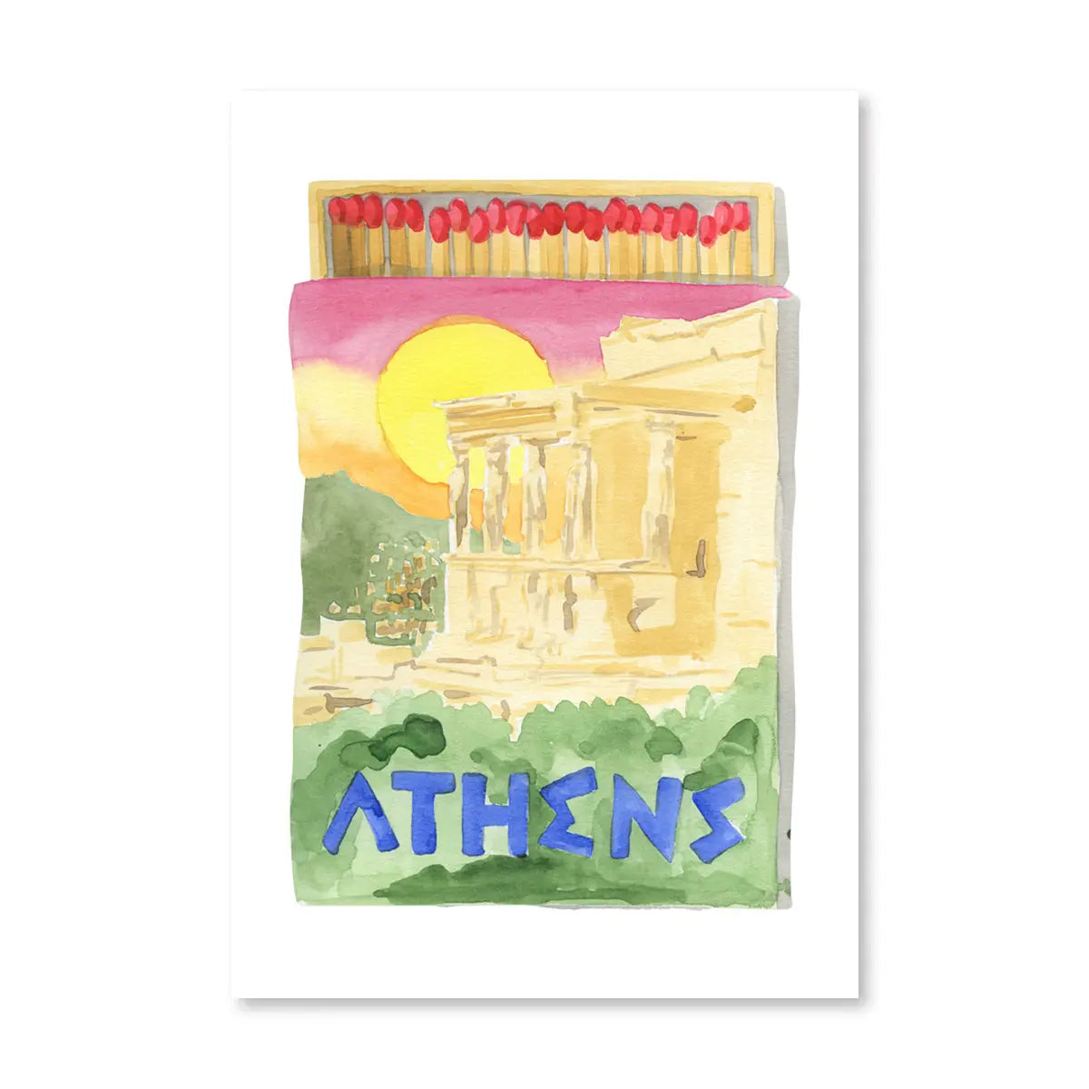Athens Matchbook Furbish Studio
