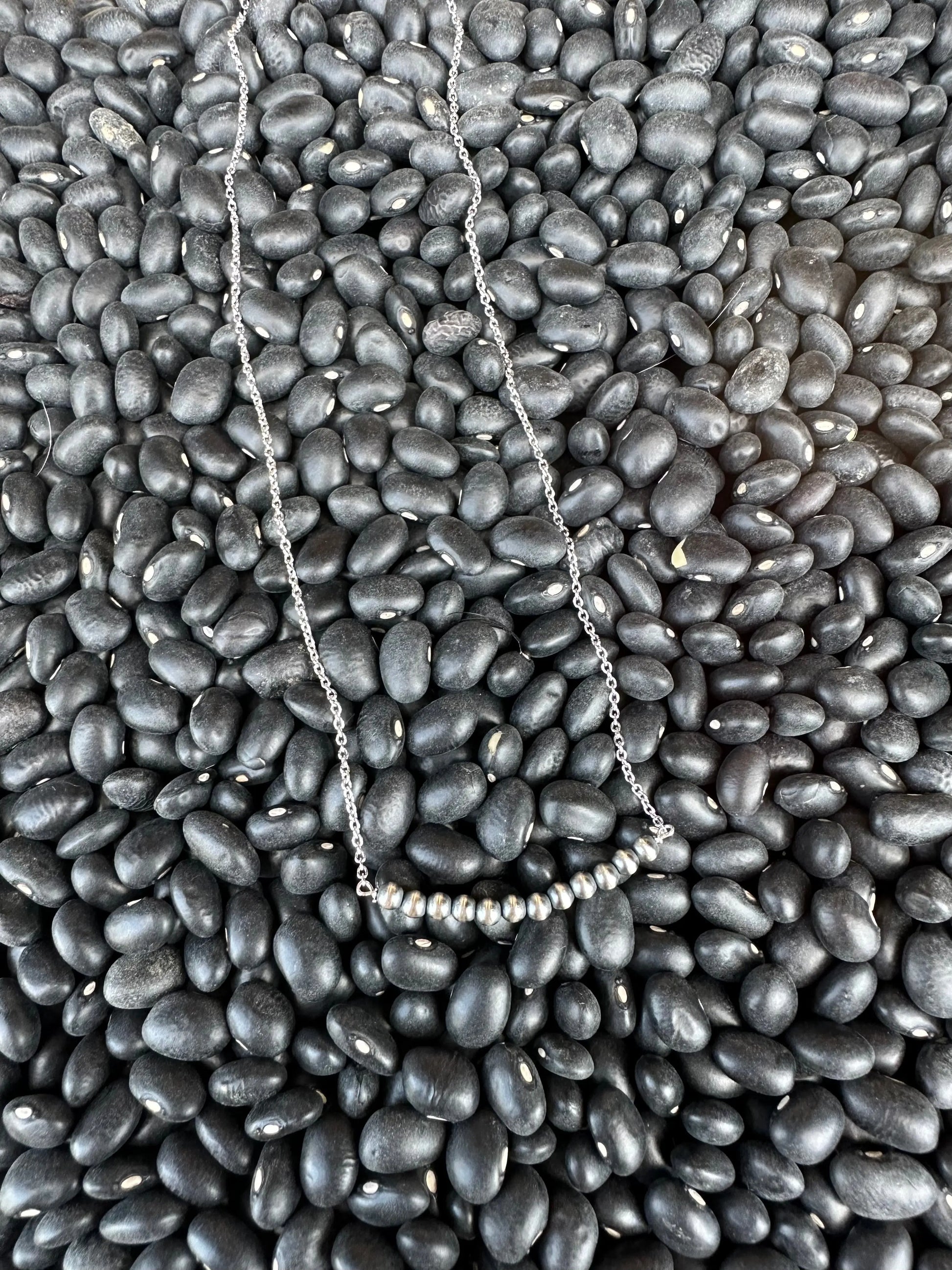 Authentic Silver Pearl Bar Necklace Wild Junkie