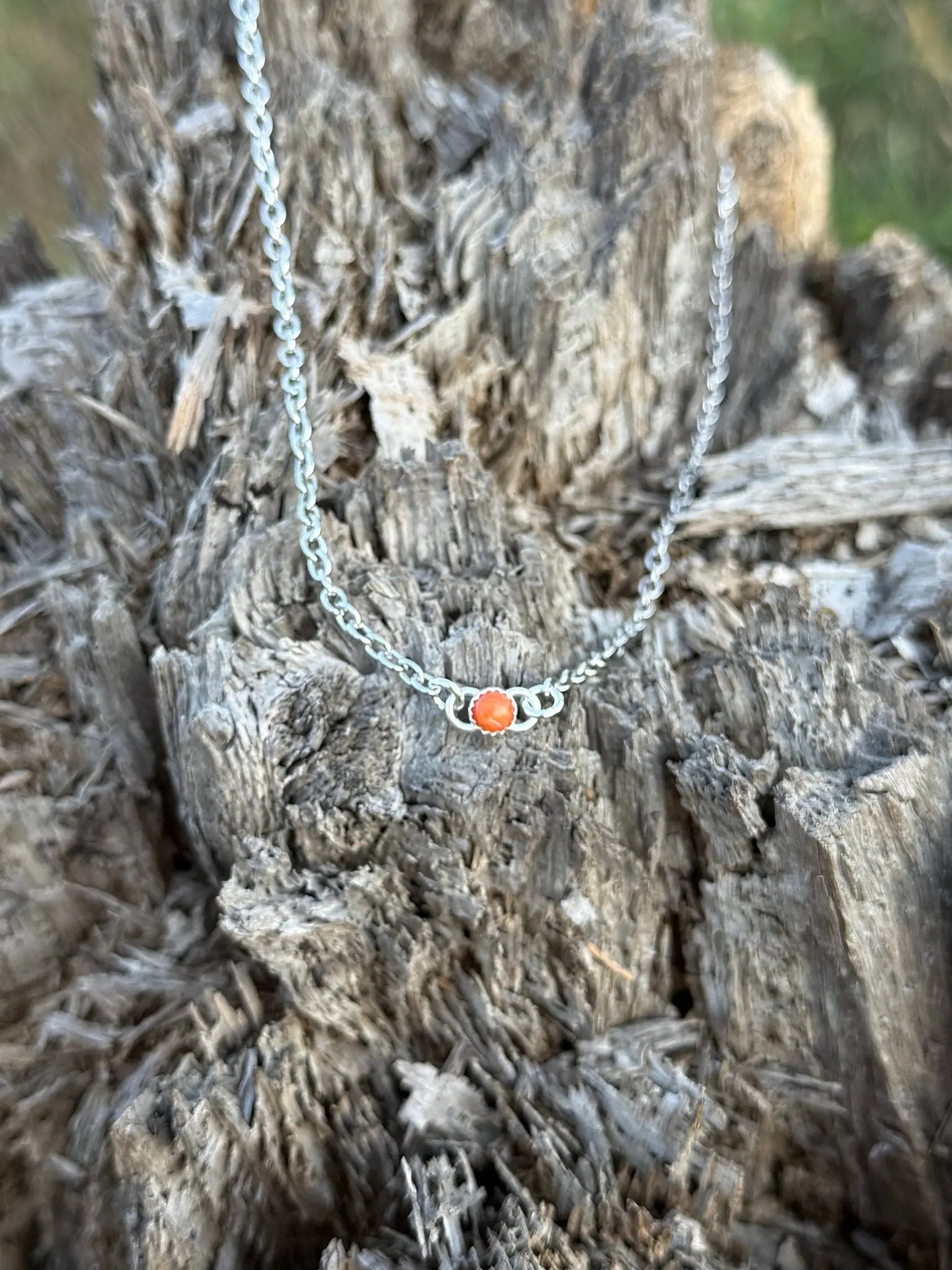 Authentic Spiny Oyster Stone Necklace Wild Junkie