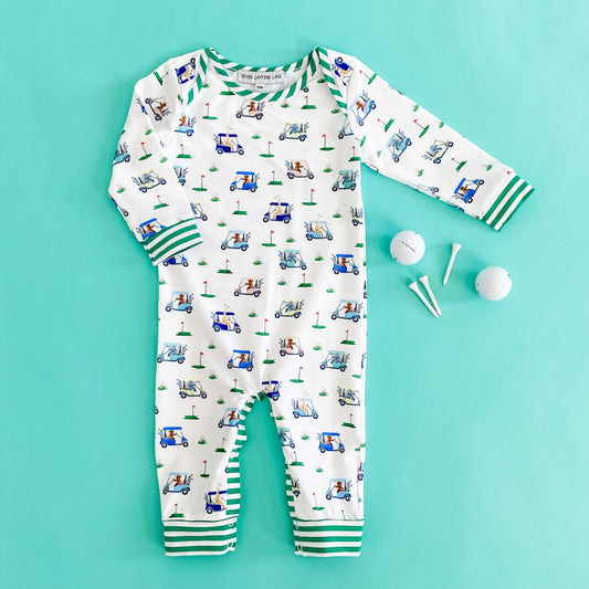 Boys Fairway Golf Romper - Latchkey 