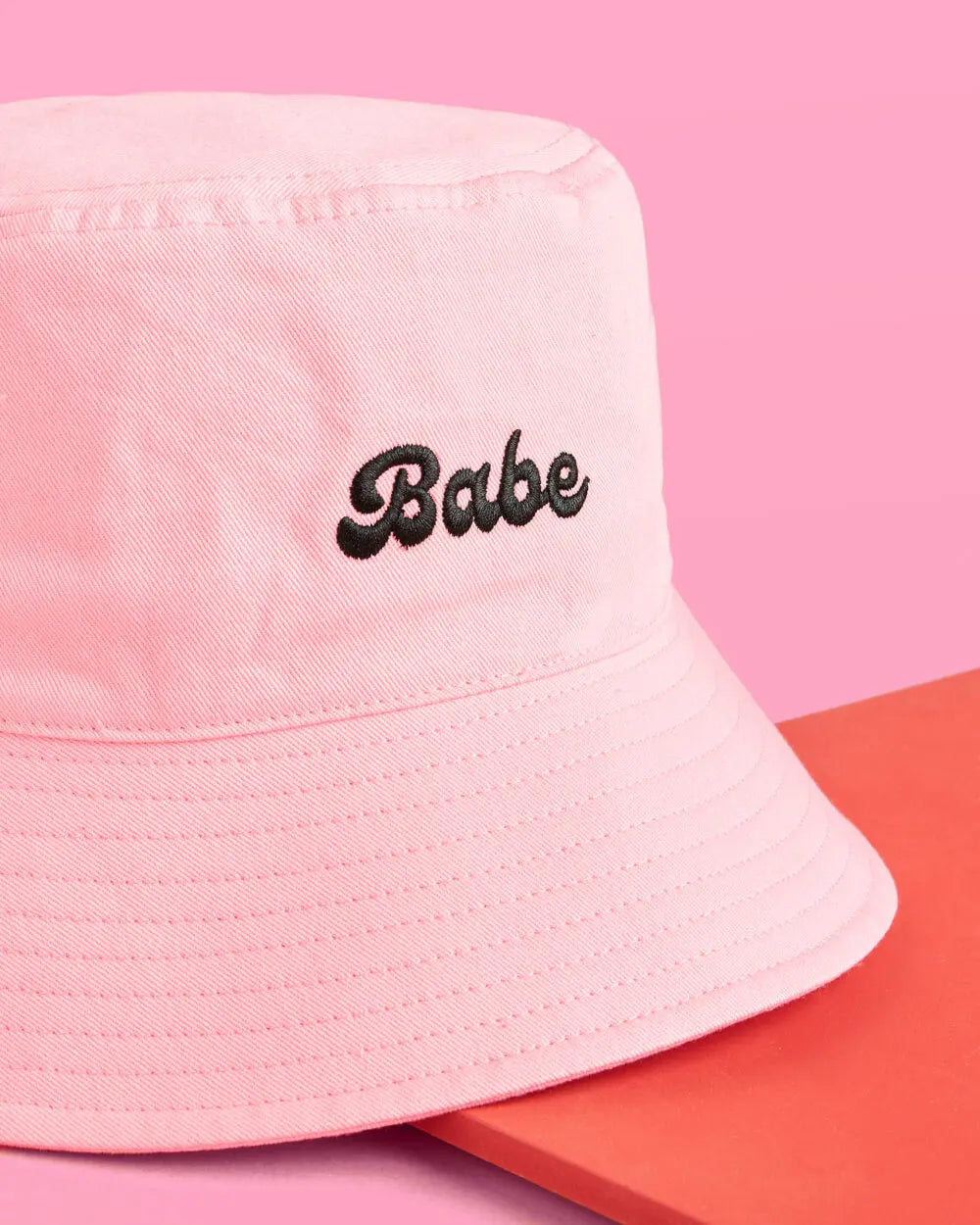 Babe Bucket Hat Pack - set of embroidered hats xo, Fetti