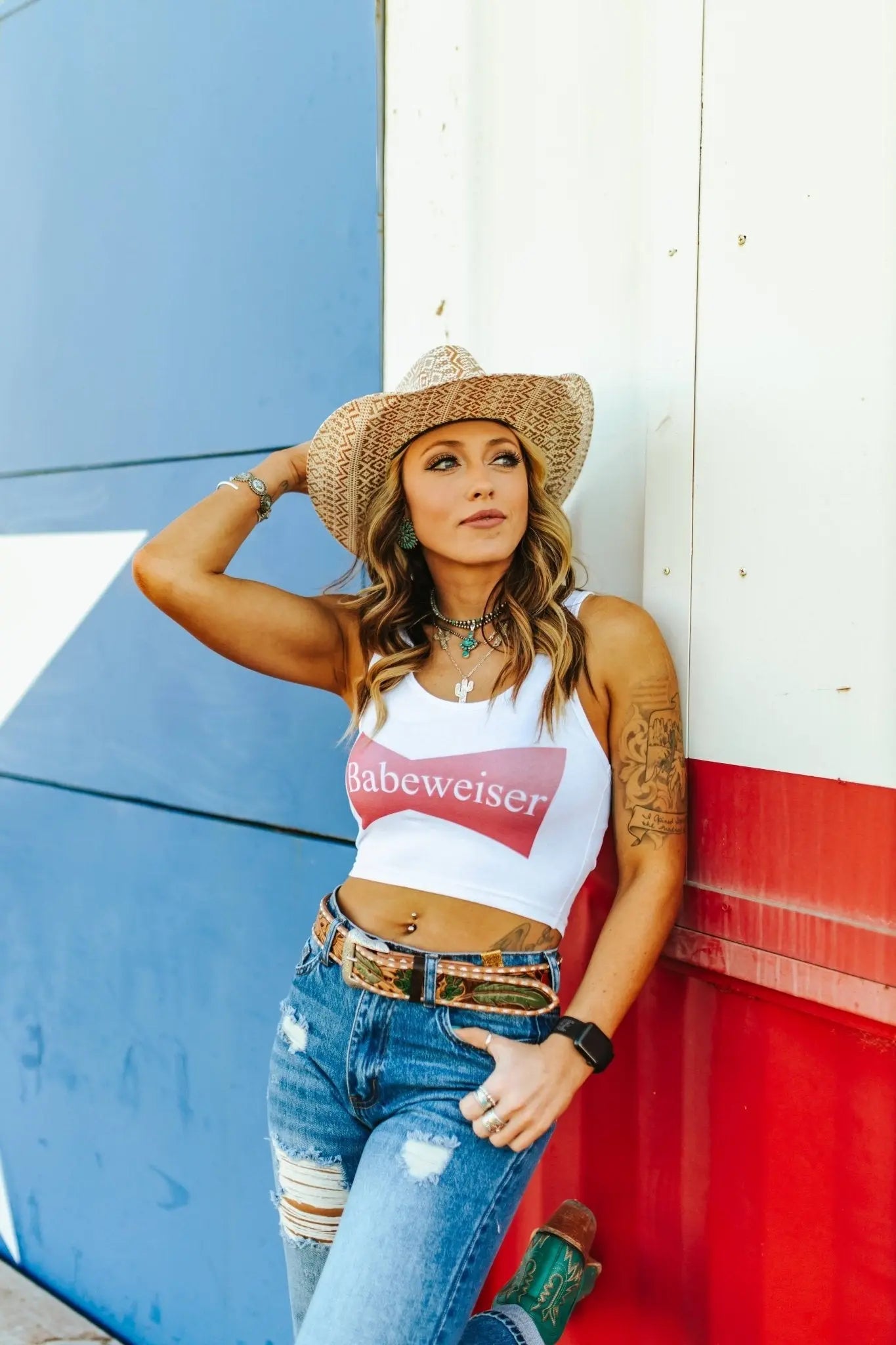 Babeweiser Cropped Tank Top Wild Junkie