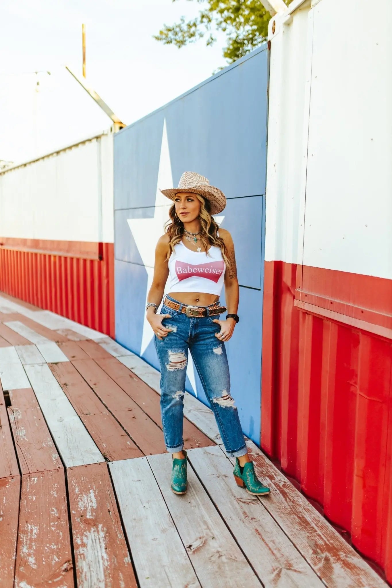 Babeweiser Cropped Tank Top Wild Junkie