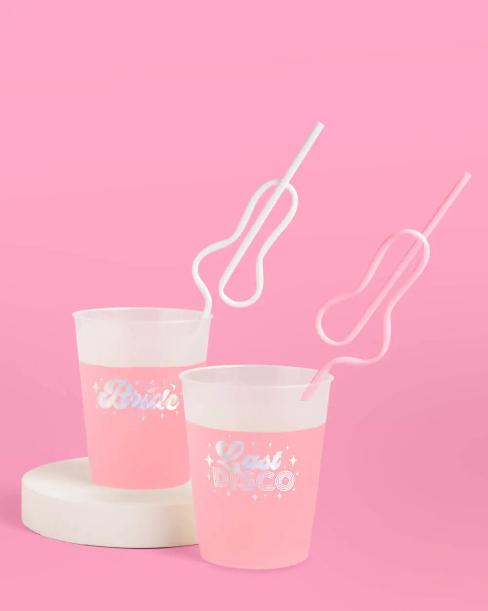 Bach Basics Pack - straws, cups + curtain xo, Fetti