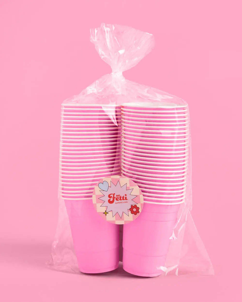 Bach Basics Pack - straws, cups + curtain xo, Fetti