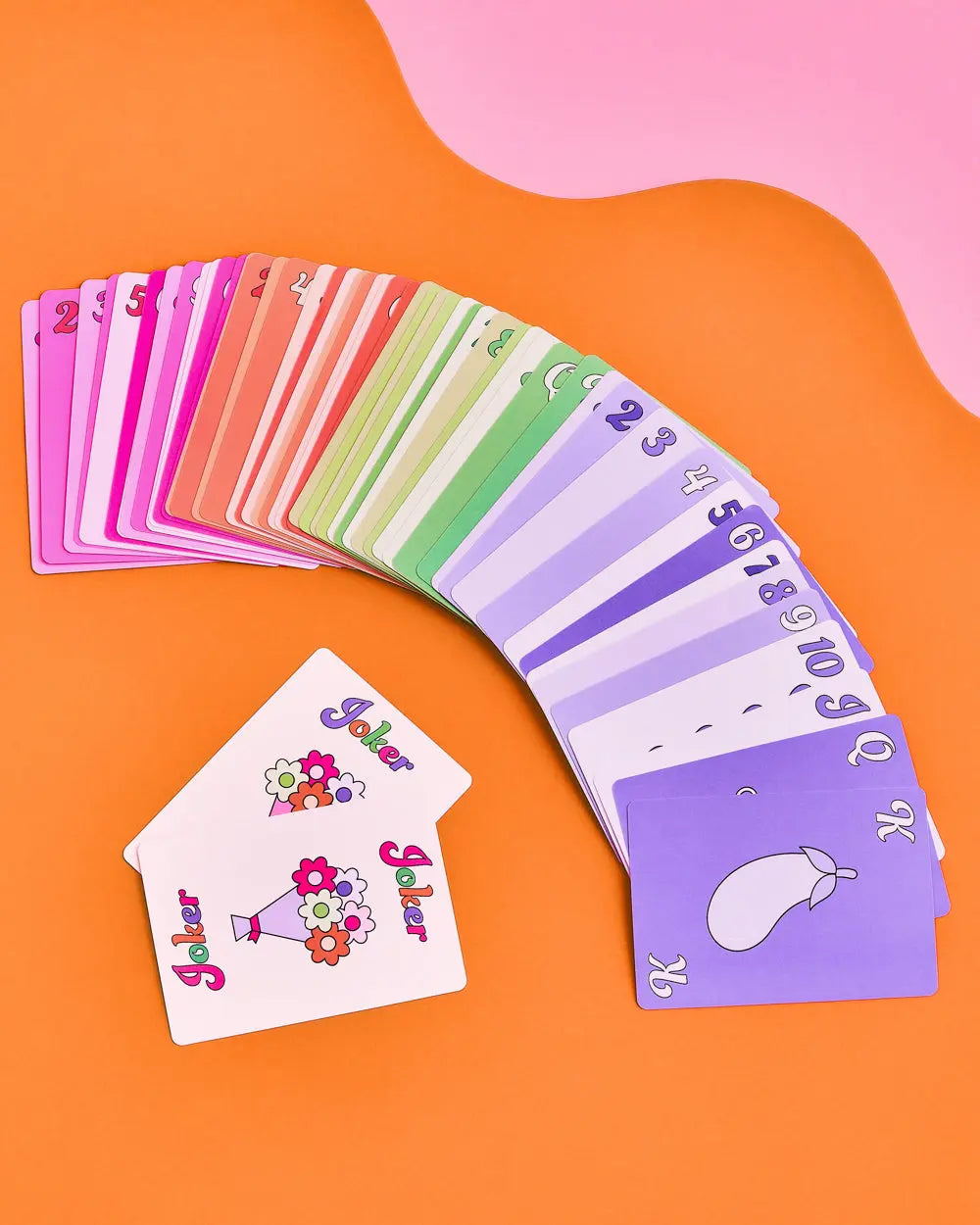 Bach Shit Crazy Cards - 52 pk playing cards xo, Fetti