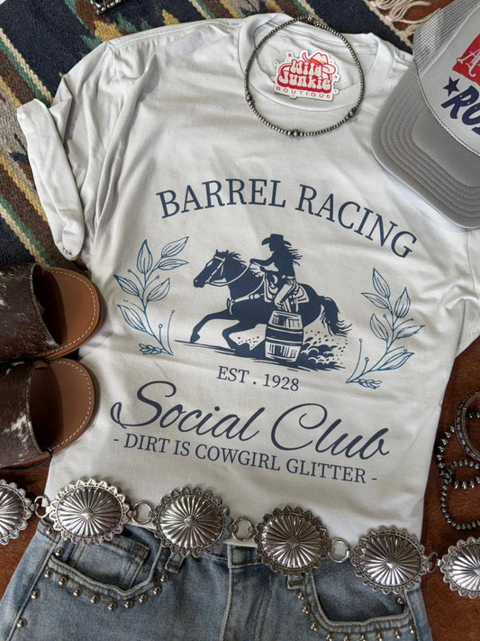 Barrel Racing Social Club Graphic Tee Wild Junkie