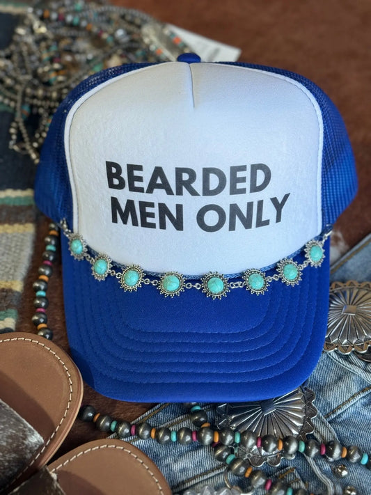 Bearded Men Only Trucker Hat Wild Junkie